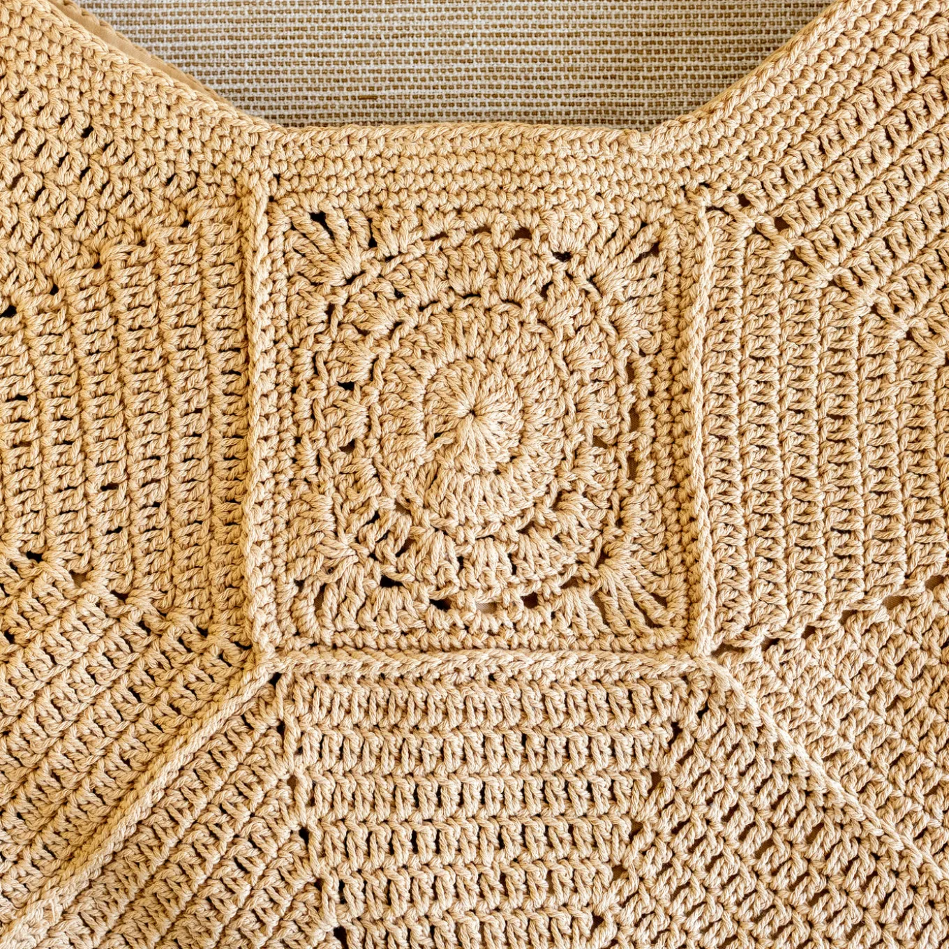 Elena Handbags Boho Crochet Shoulder Bag