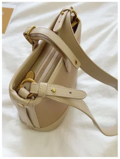 Elena Handbags Chic Leather Bucket Bag