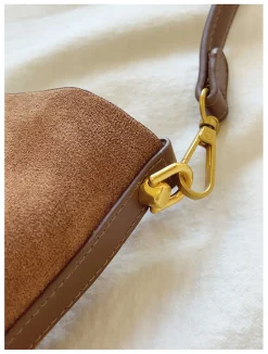 Elena Handbags Chic Leather Bucket Bag