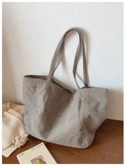 Elena Handbags Corduroy Shoulder Bag