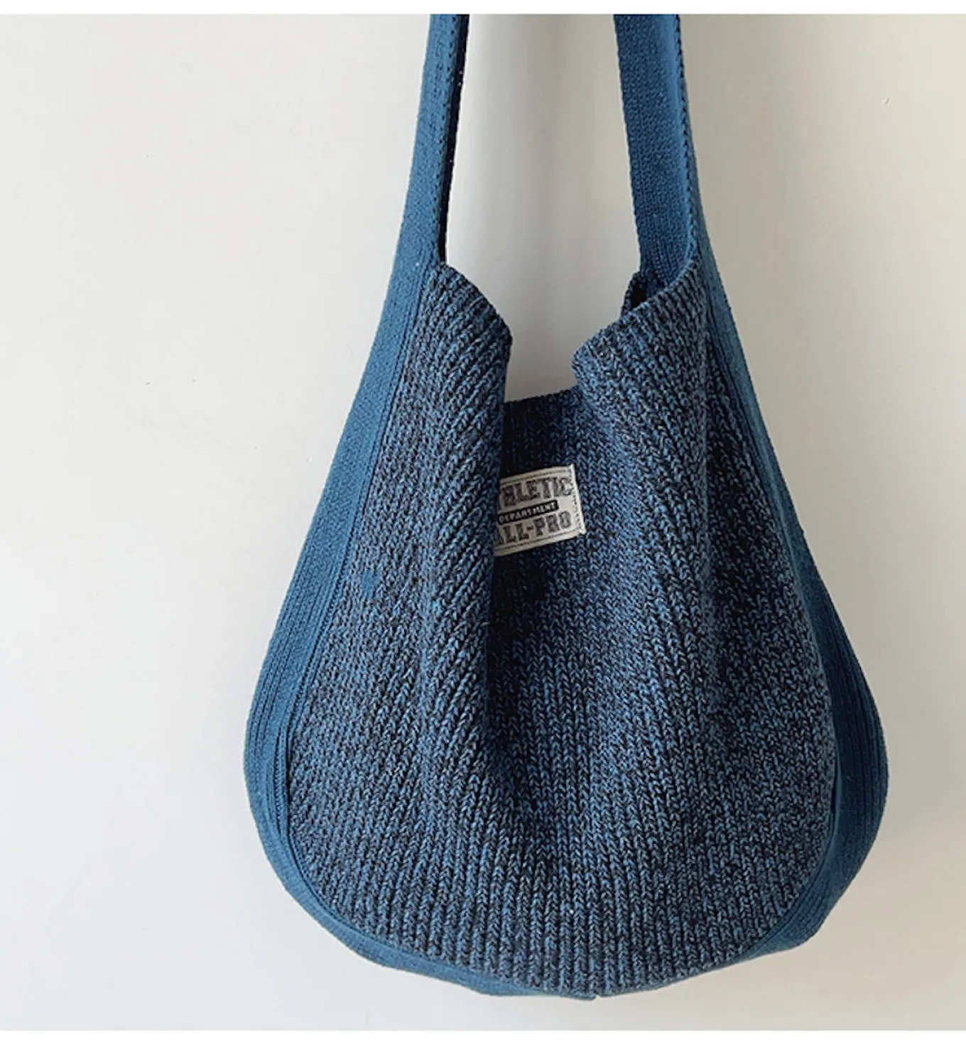 Elena Handbags Cotton Knit Shoulder Bag