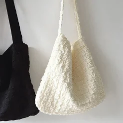 Elena Handbags Cotton Tote Shoulder Bag