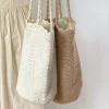 Elena Handbags Cotton Woven Shoulder Bag