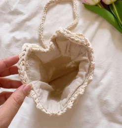 Elena Handbags Crochet Floral Crossbody Bag
