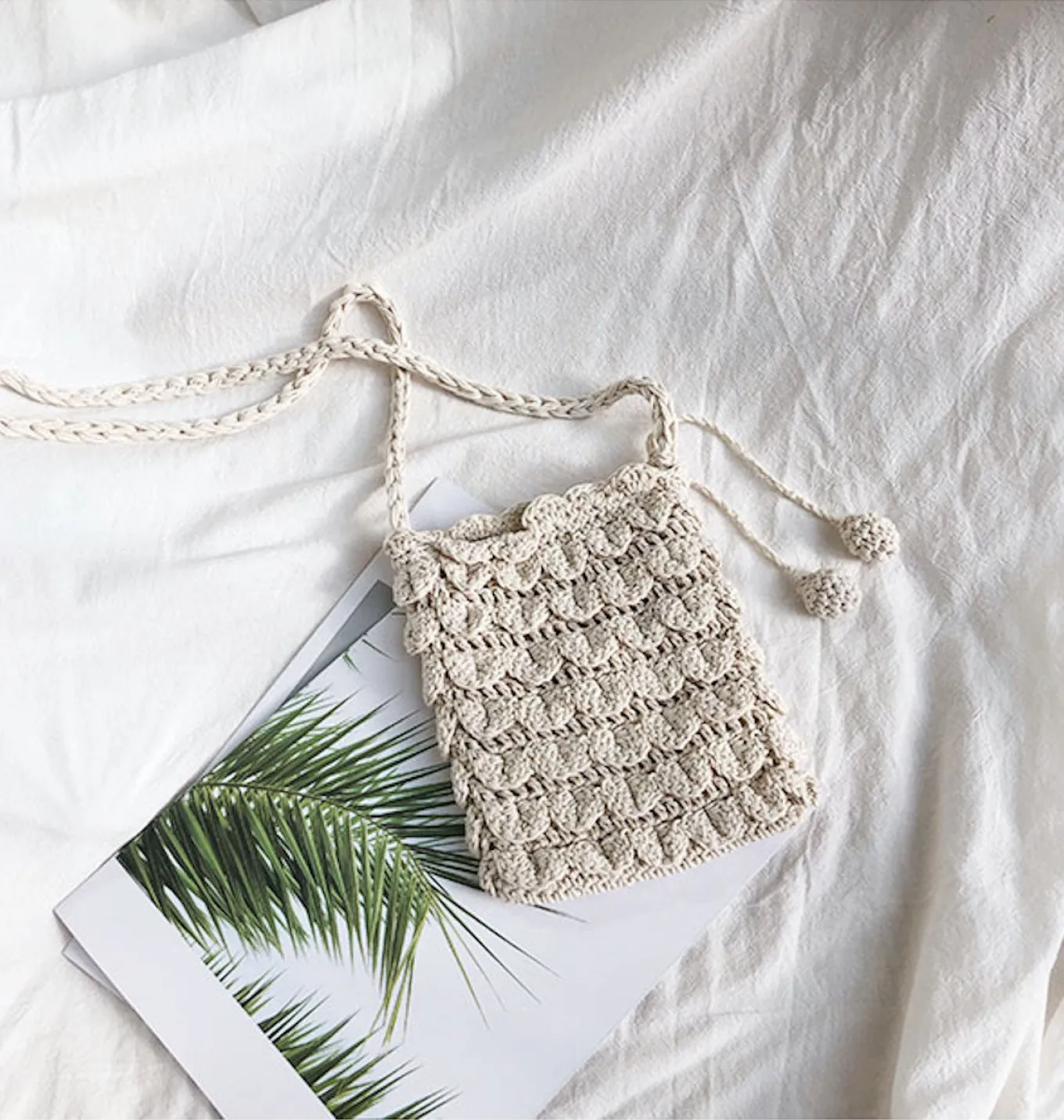 Elena Handbags Crochet Mini Bag