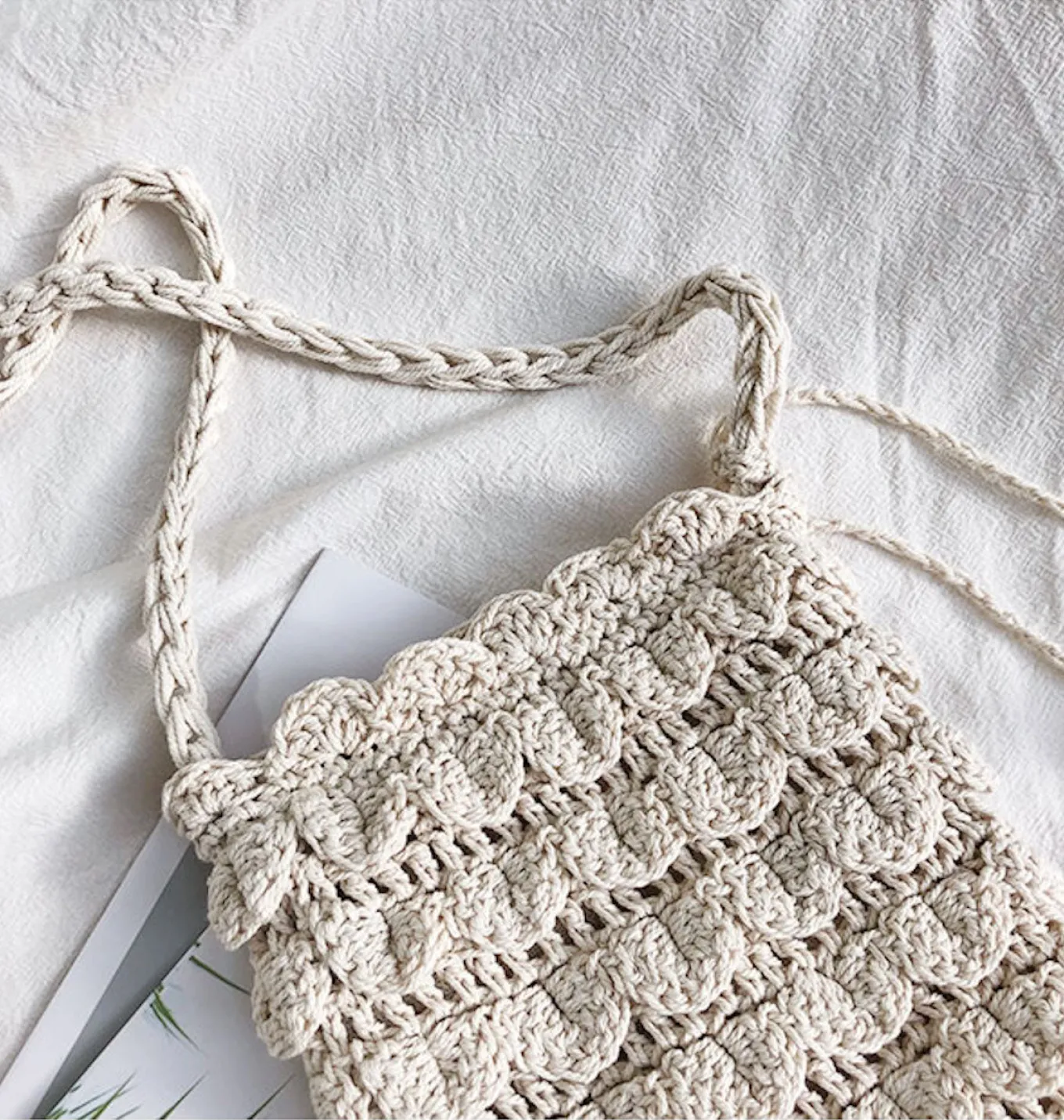 Elena Handbags Crochet Mini Bag