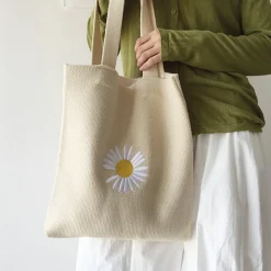 Elena Handbags Daisy Knit Shoulder Bag