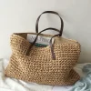 Elena Handbags Everyday Large Straw Woven Summer Bag