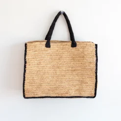 Elena Handbags Extra Large Soft Raffia Woven Summer Straw Tote