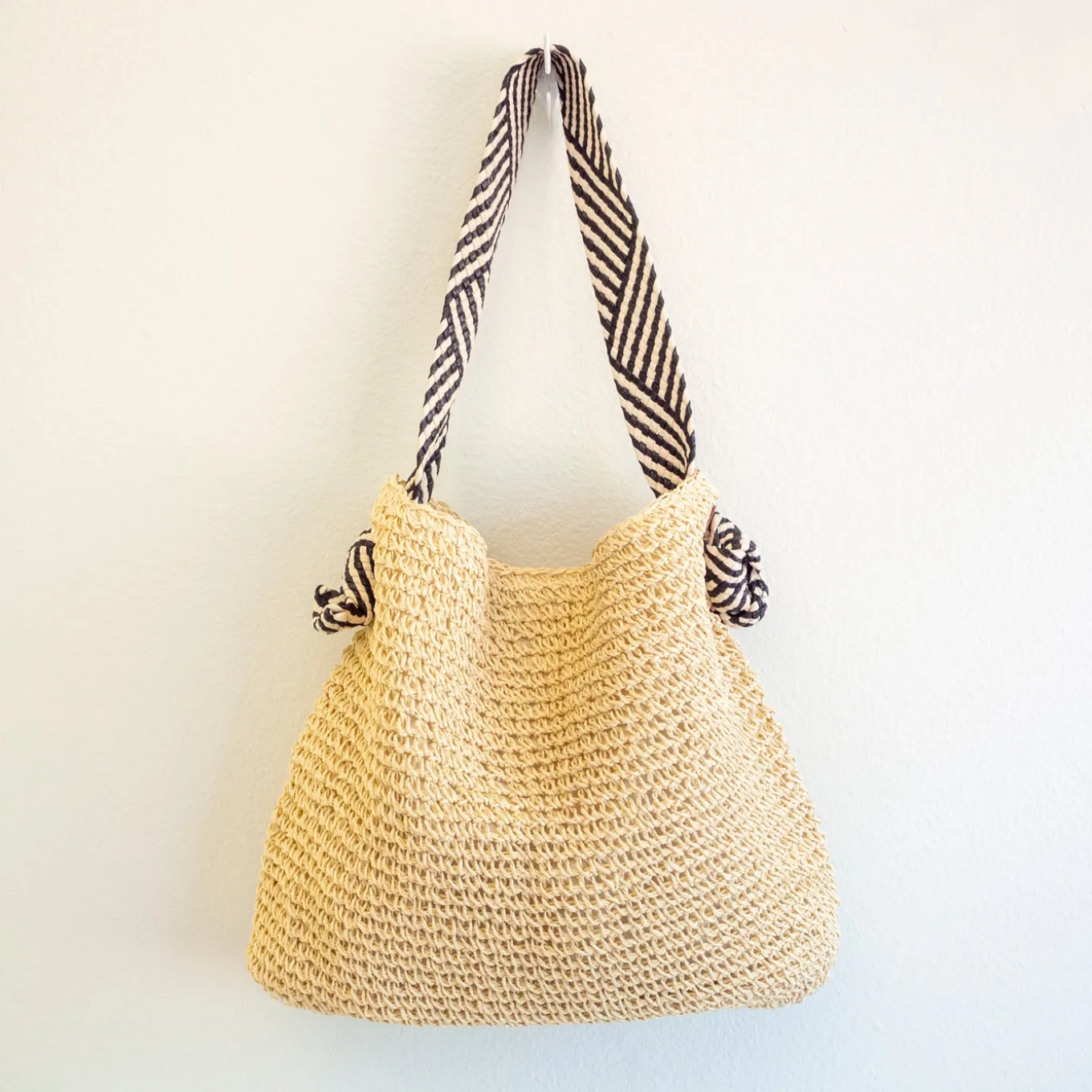 Elena Handbags Fashion Straw Shoulder Bag