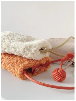 Elena Handbags Faux Furry Crossbody Bag