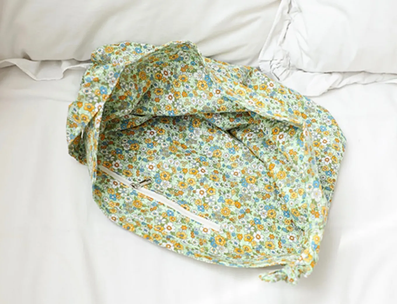 Elena Handbags Floral Canvas Shoulder Bag