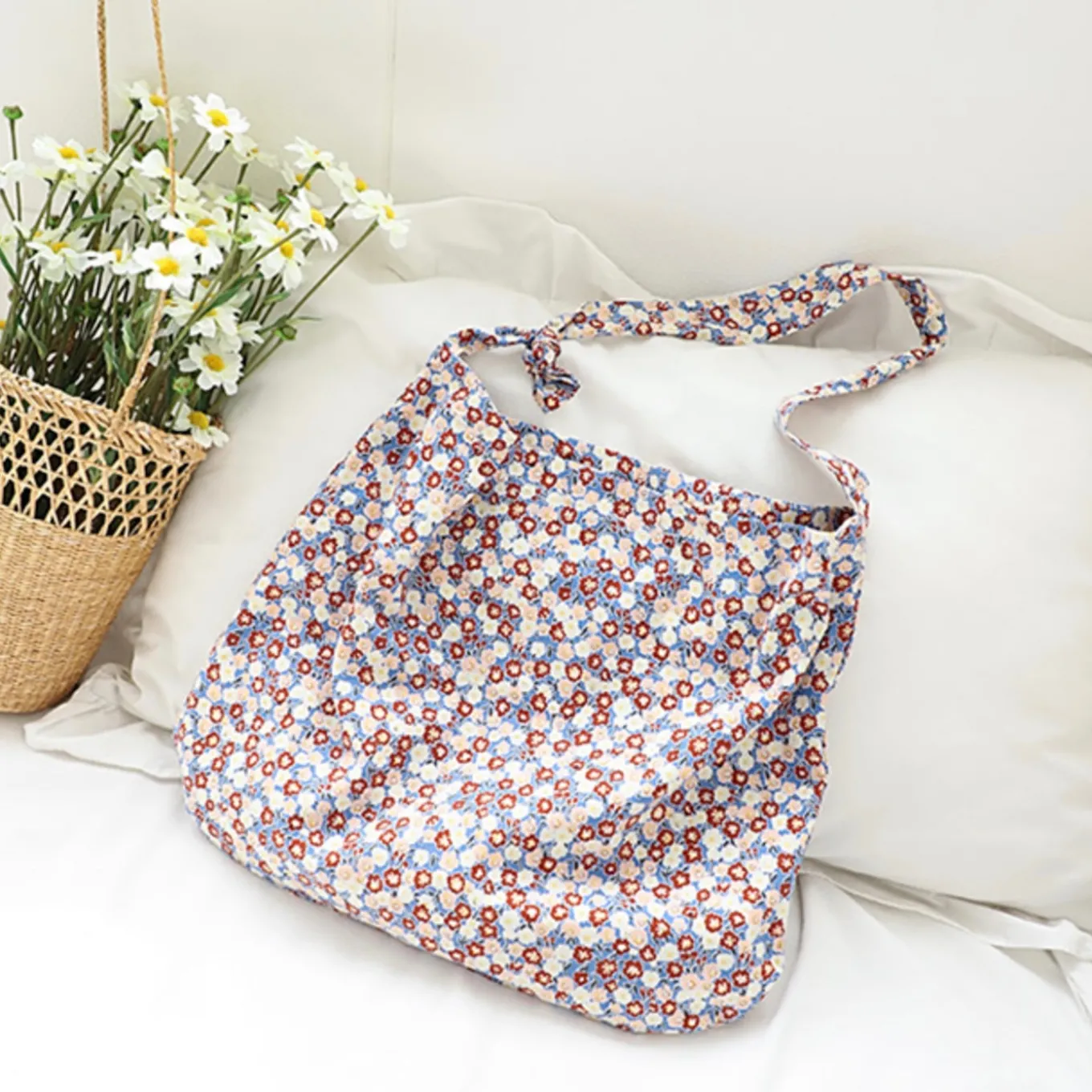Elena Handbags Floral Canvas Shoulder Bag