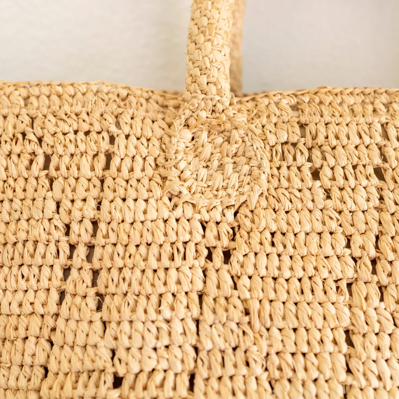 Elena Handbags Hand Woven Fashion Raffia Top Handle Beach Bag