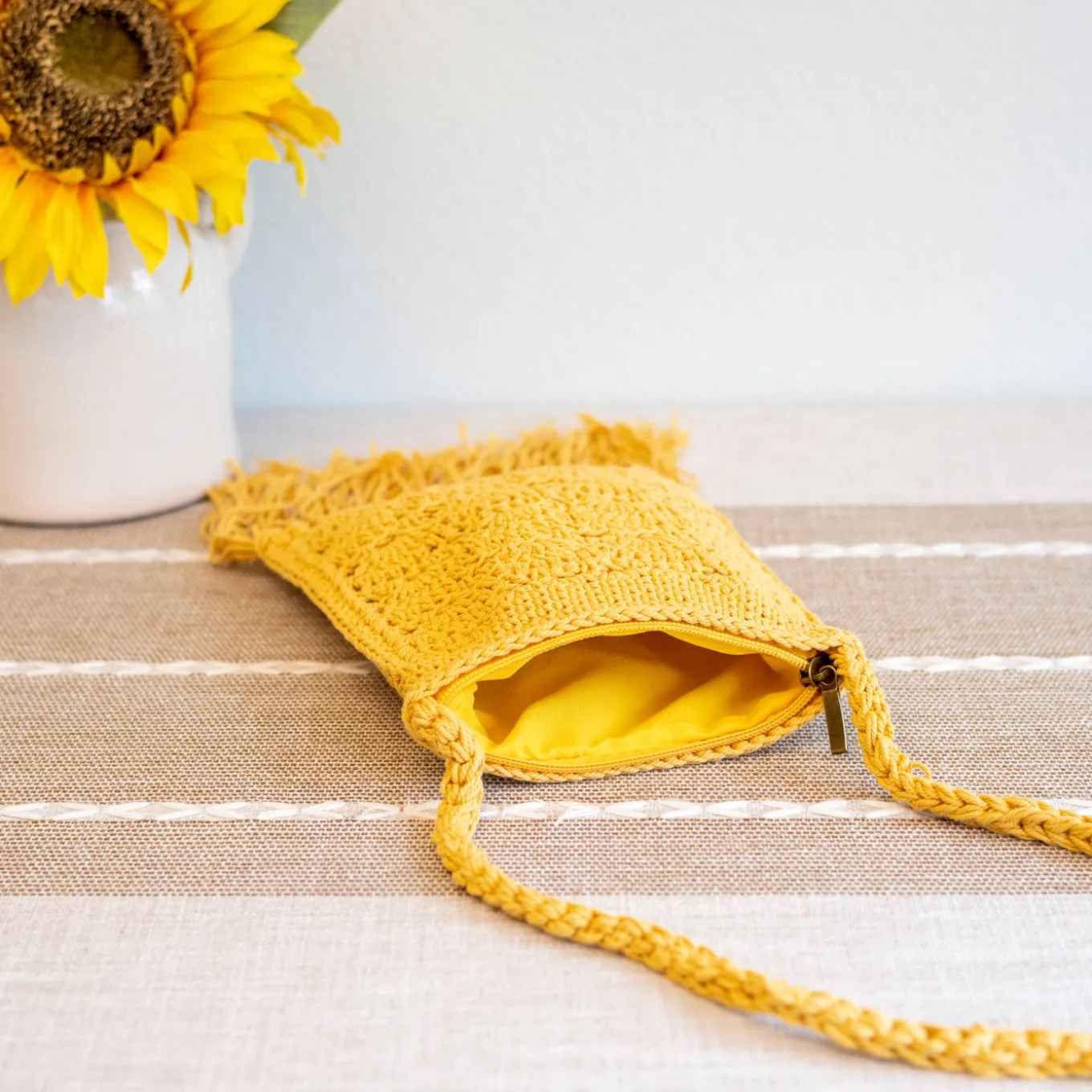 Elena Handbags Handmade Bohemian Tassel Beach Small Bag