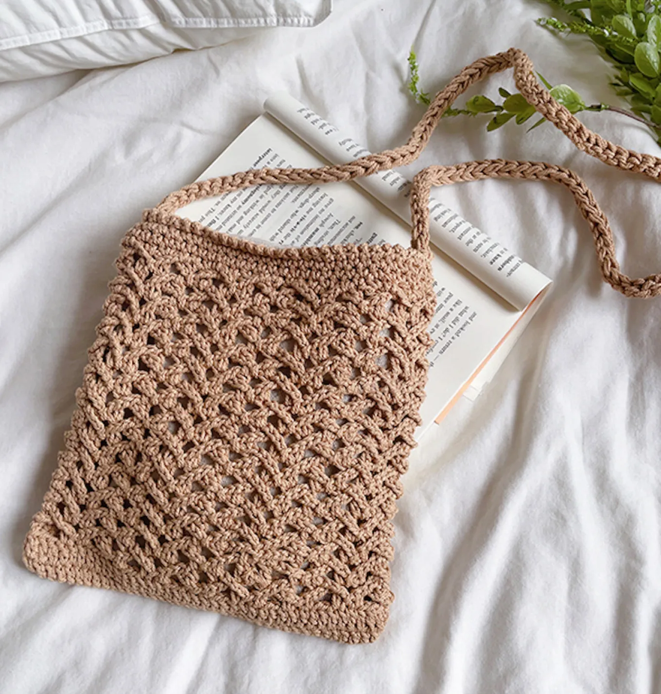 Elena Handbags Handmade Crochet Crossbody Purse