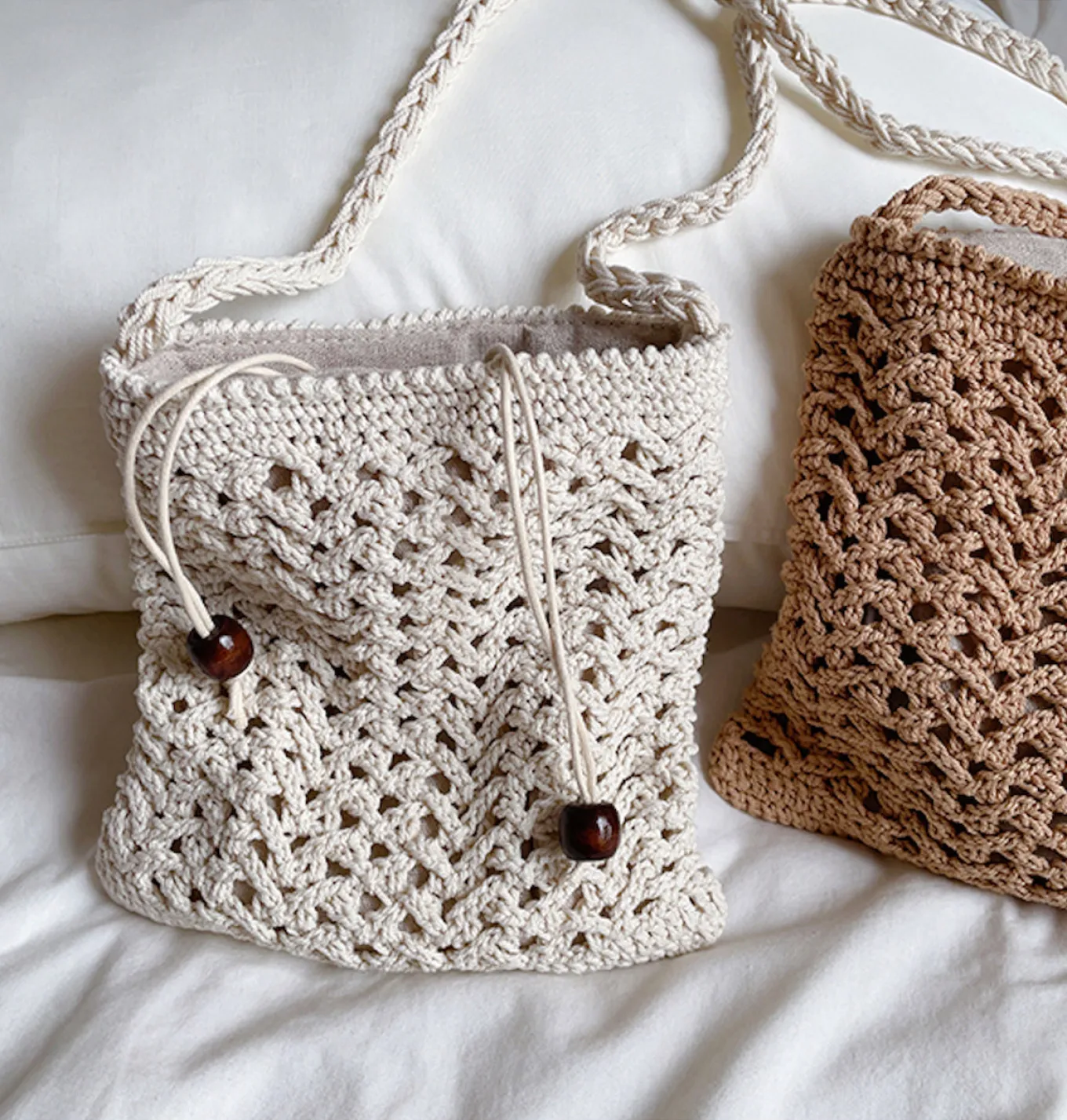Elena Handbags Handmade Crochet Crossbody Purse