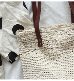 Elena Handbags Handmade Crochet Shoulder Bag