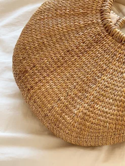 Elena Handbags Handmade Summer Straw Purse