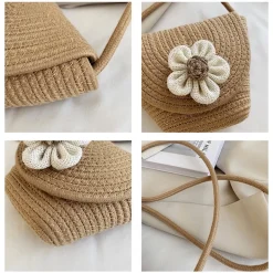 Elena Handbags Knit Flap Shoulder Bag