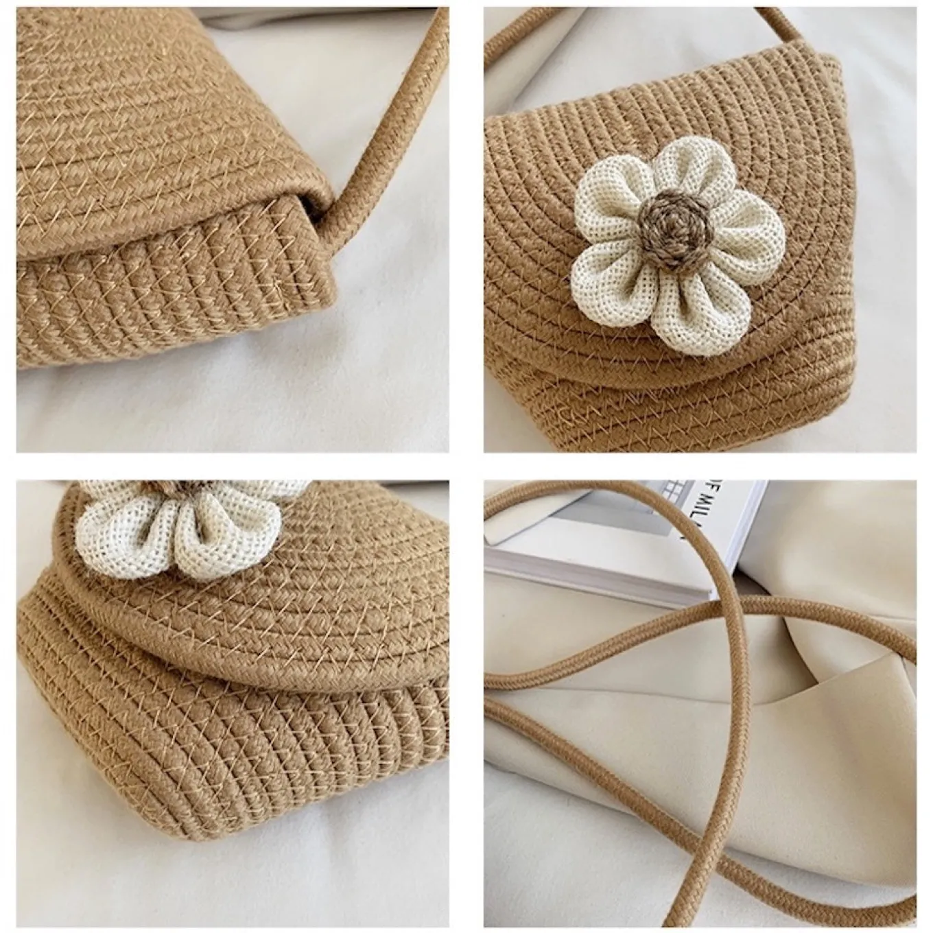 Elena Handbags Knit Flap Shoulder Bag