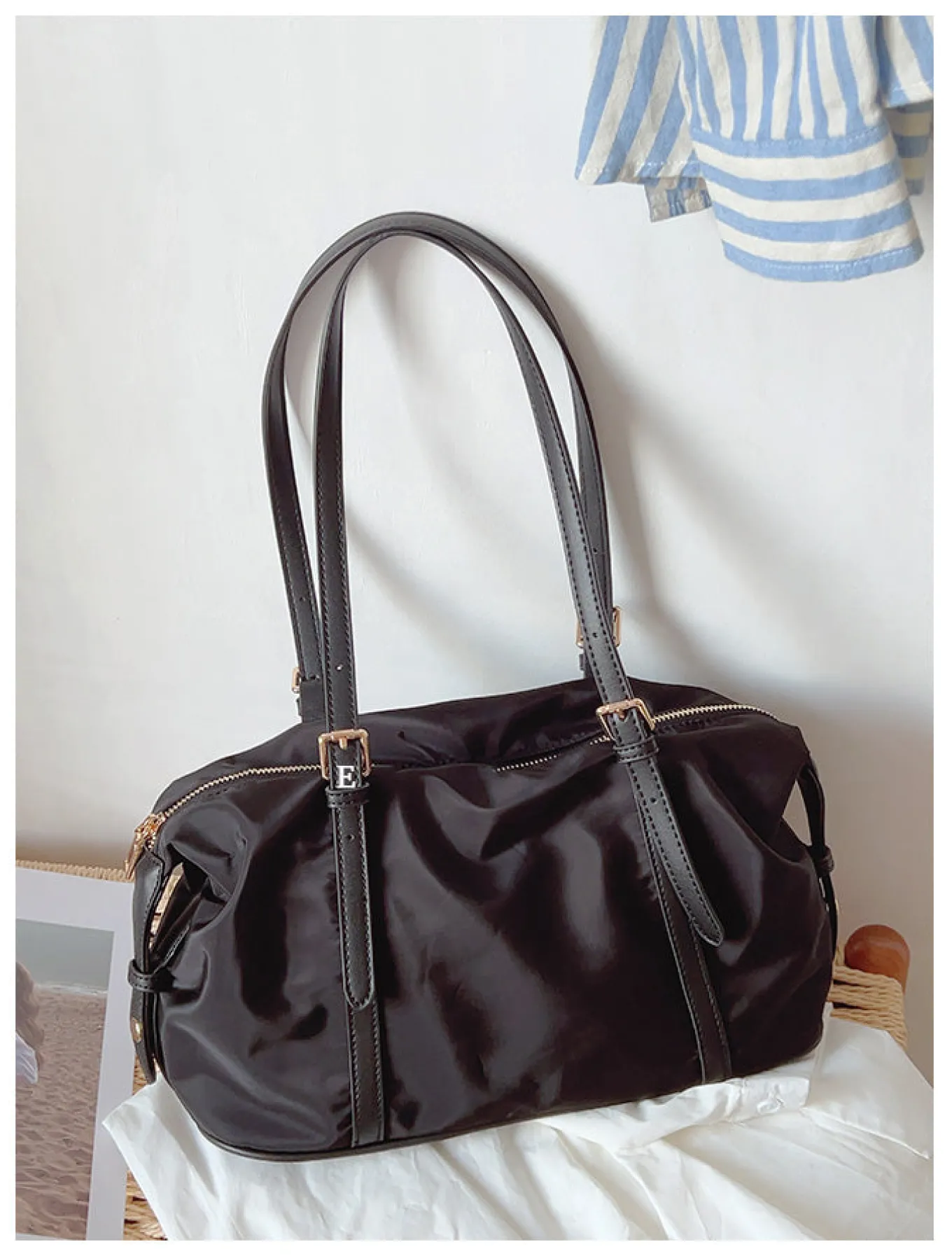 Elena Handbags Large Canvas Tote Work Bag