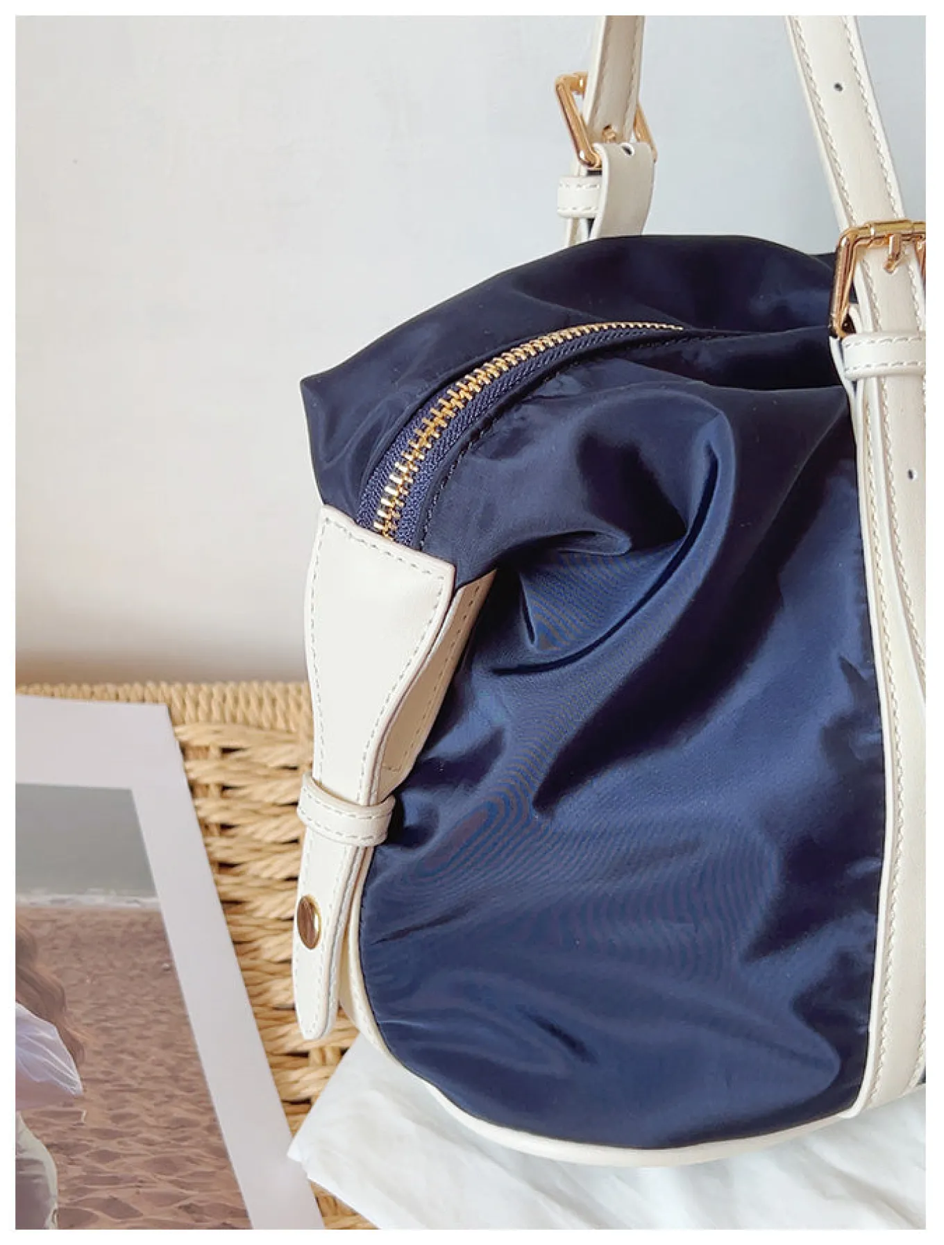 Elena Handbags Large Canvas Tote Work Bag