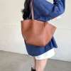 Elena Handbags Large Carryall Tote In Soft Pebbled Leather