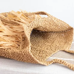 Elena Handbags Large Straw Tote Bag with Tassels