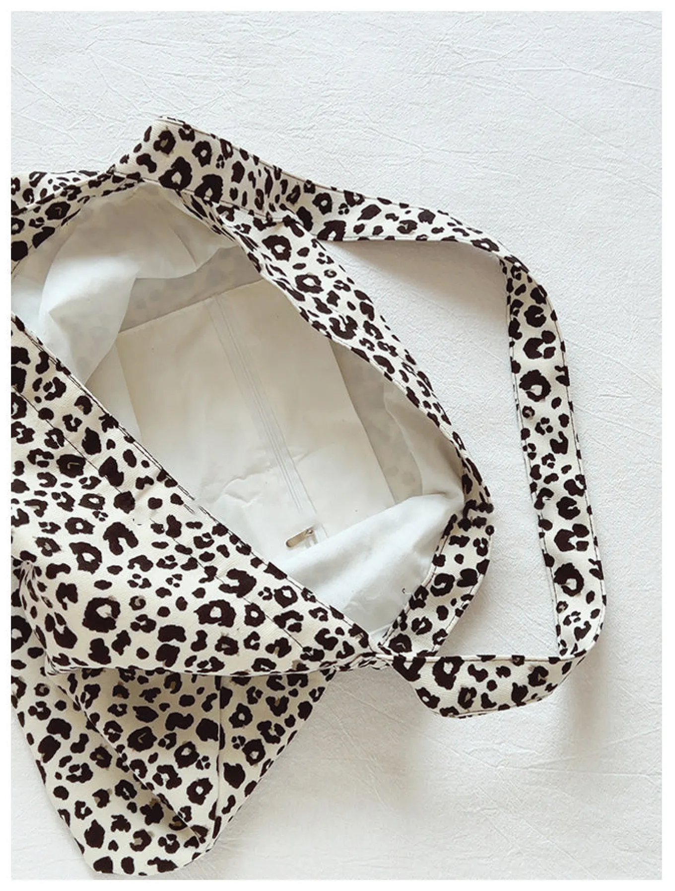 Elena Handbags Leopard Print Canvas Fashion Shoulder Bag
