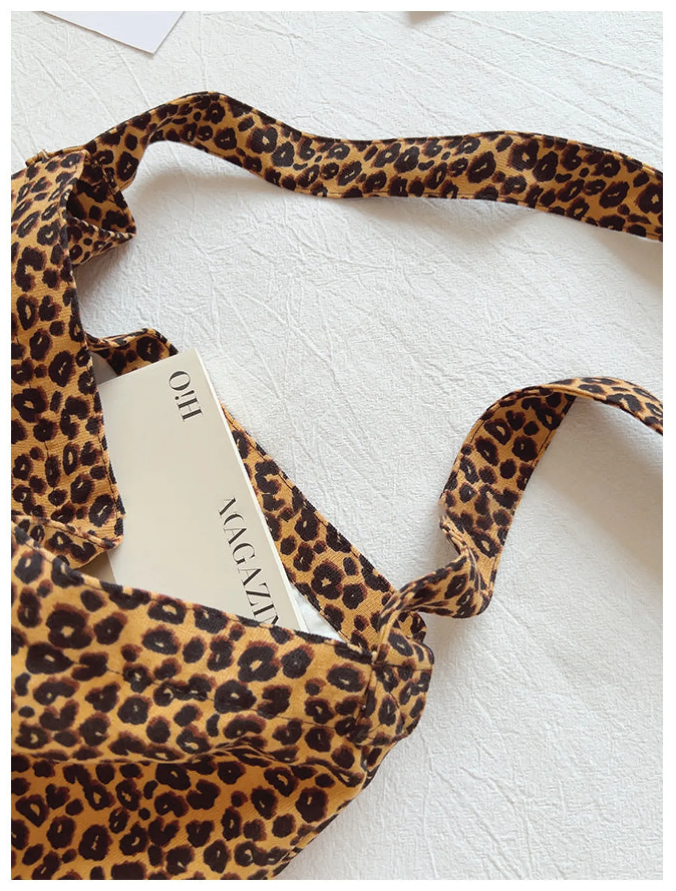 Elena Handbags Leopard Print Canvas Fashion Shoulder Bag