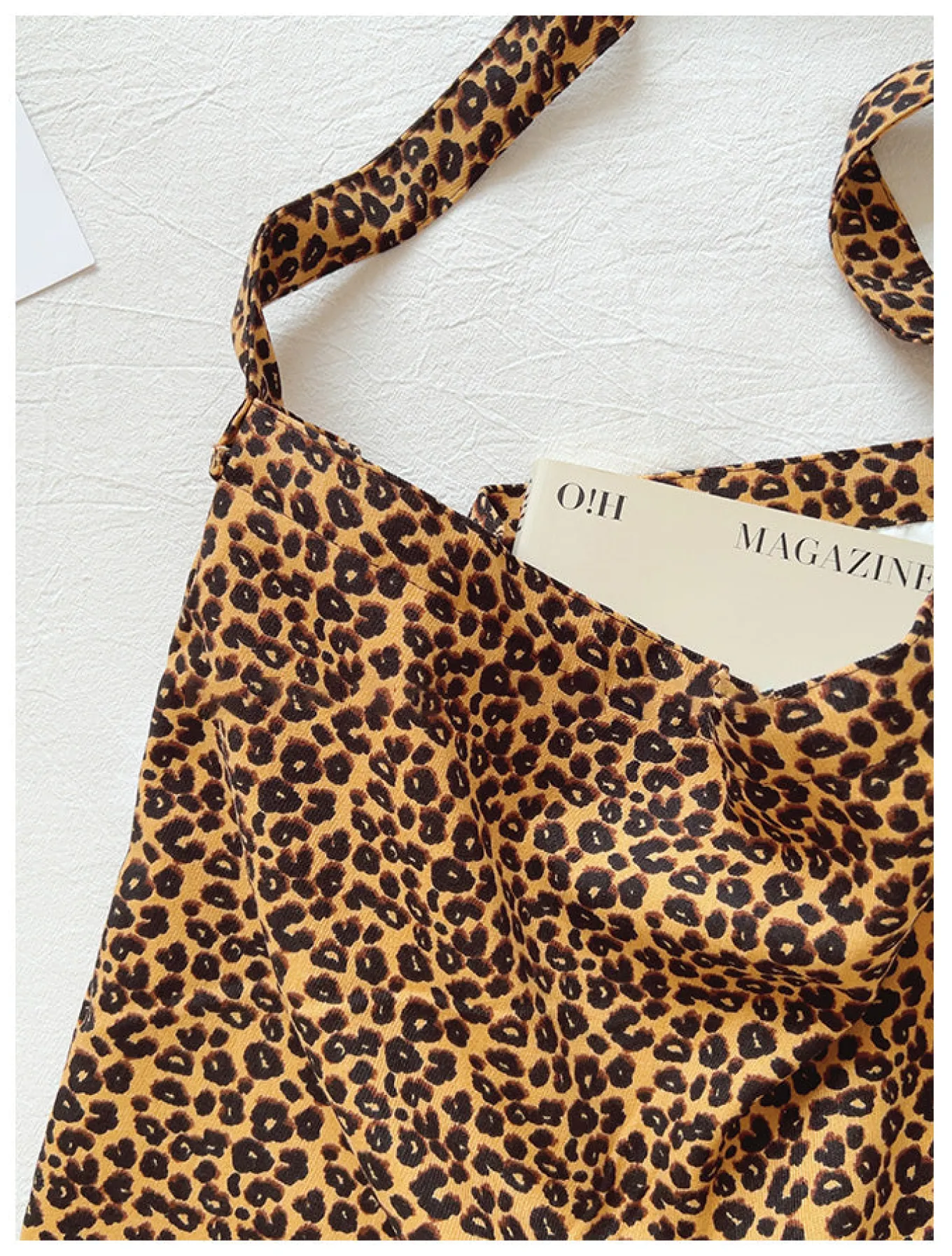 Elena Handbags Leopard Print Canvas Fashion Shoulder Bag