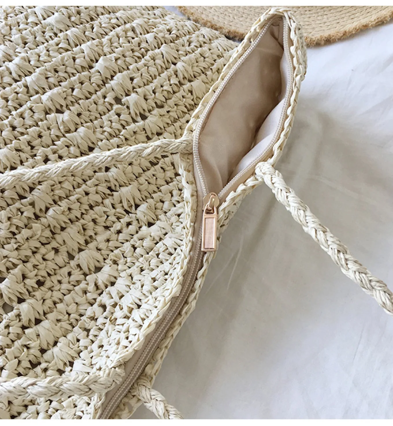 Elena Handbags Lightweight Straw Woven Square Tote Bag