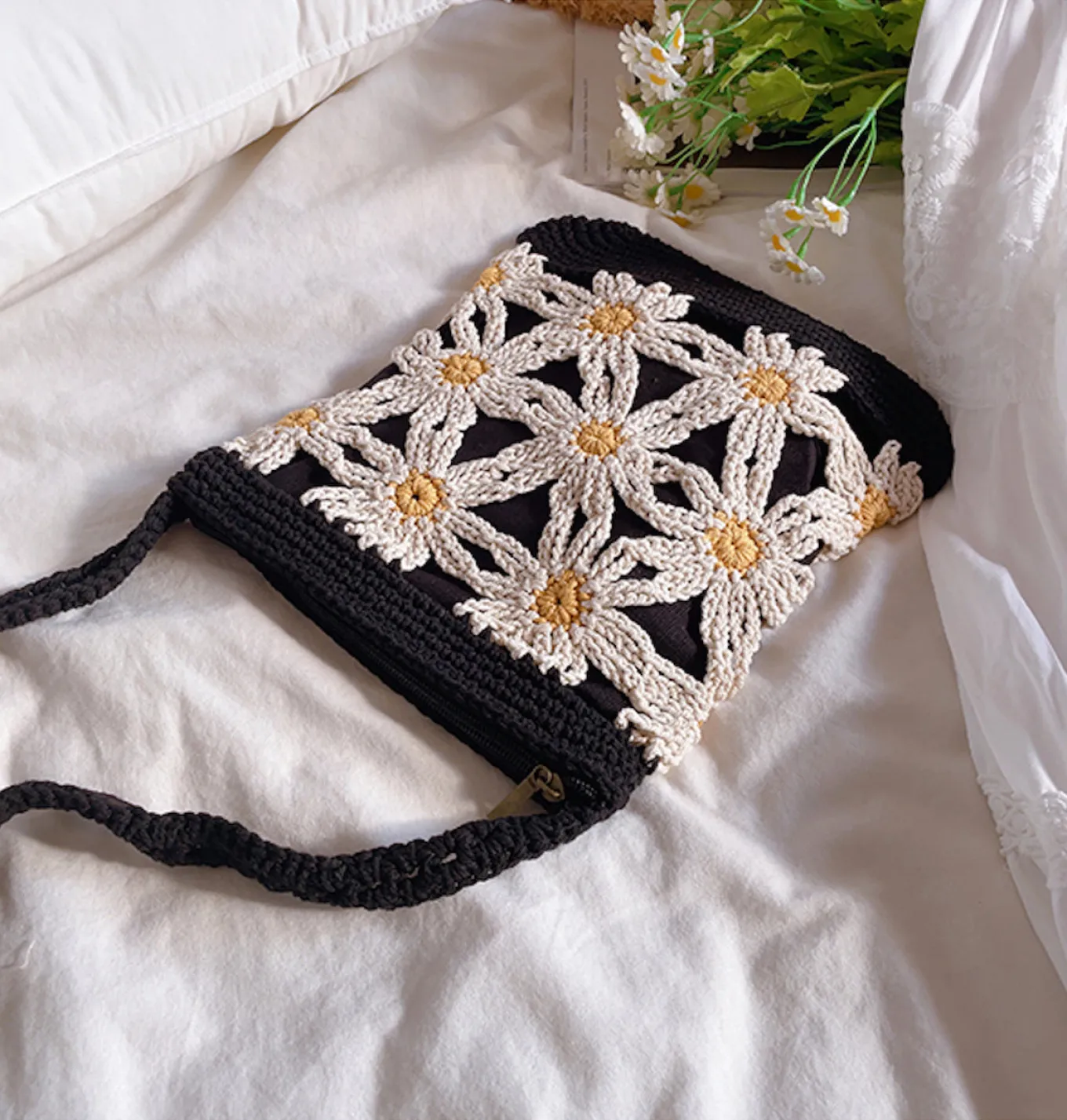 Elena Handbags Mini Daisy Purse