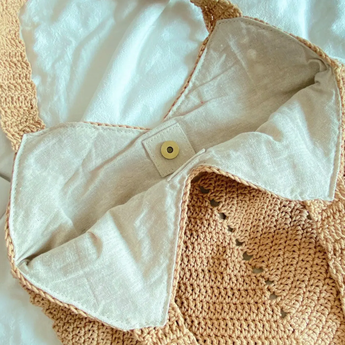 Elena Handbags Minimalistic Crochet Handbag