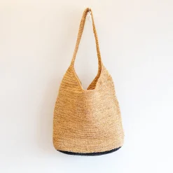 Elena Handbags Raffia Summer Beach Straw Shoulder Bag