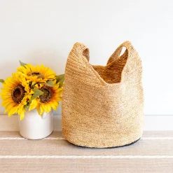 Elena Handbags Raffia Summer Beach Straw Shoulder Bag