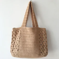 Elena Handbags Retro Artsy Knitted Shoulder Women's Woven Bag