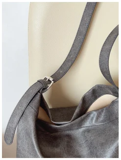 Elena Handbags Retro Bucket Leather Bag