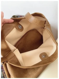 Elena Handbags Retro Bucket Leather Bag