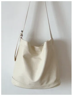 Elena Handbags Retro Bucket Leather Bag