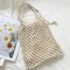 Elena Handbags Retro Cotton Knitted Shoulder Bag