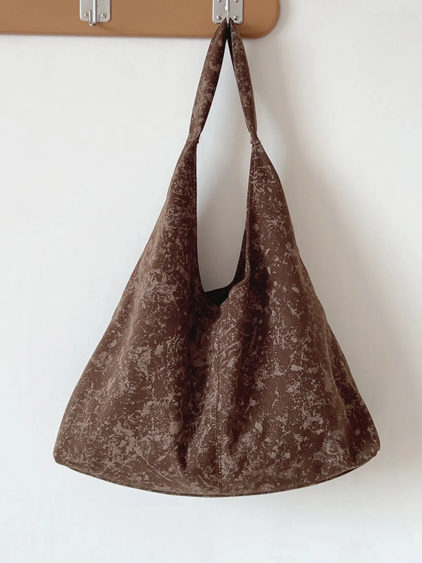Elena Handbags Retro Cotton Shoulder Bag