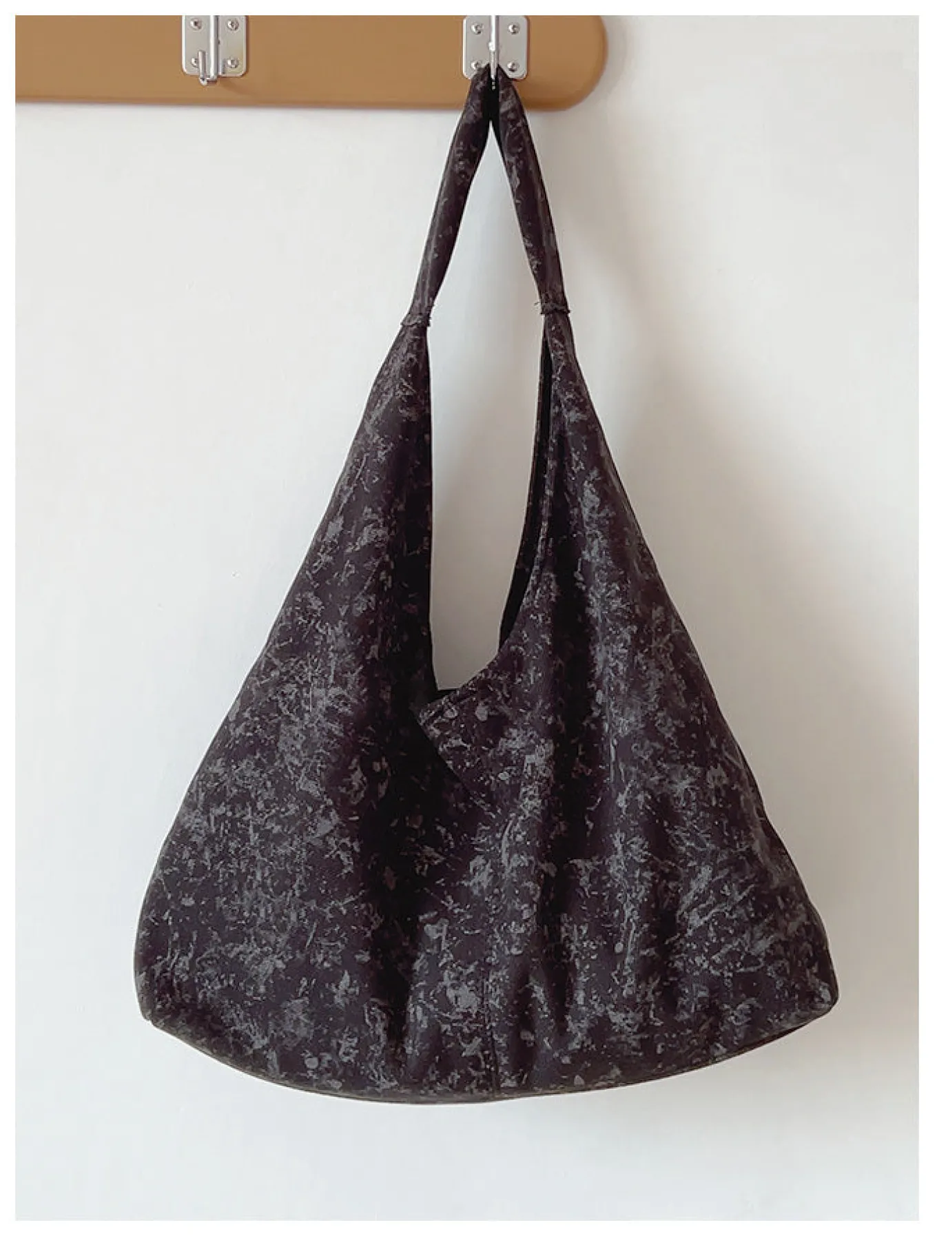 Elena Handbags Retro Cotton Shoulder Bag