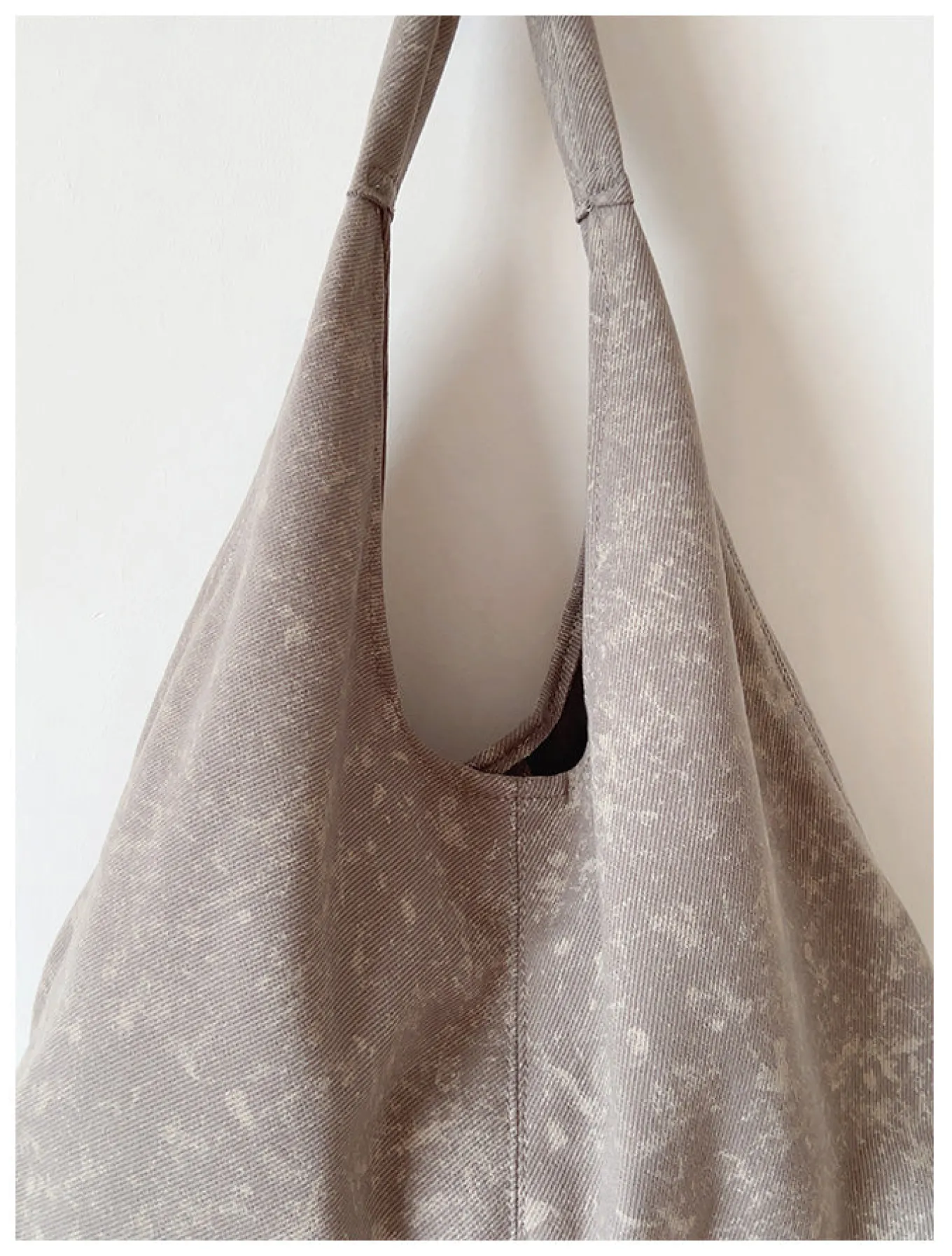 Elena Handbags Retro Cotton Shoulder Bag