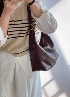 Elena Handbags Retro Hobo Shoulder Bag Everyday Work Bag