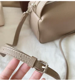 Elena Handbags Retro Leather Camera Shoulder Bag