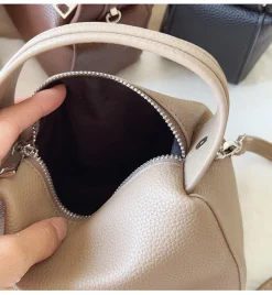 Elena Handbags Retro Leather Camera Shoulder Bag
