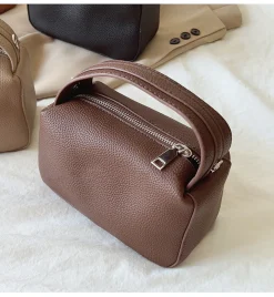 Elena Handbags Retro Leather Camera Shoulder Bag