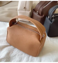 Elena Handbags Retro Leather Camera Shoulder Bag